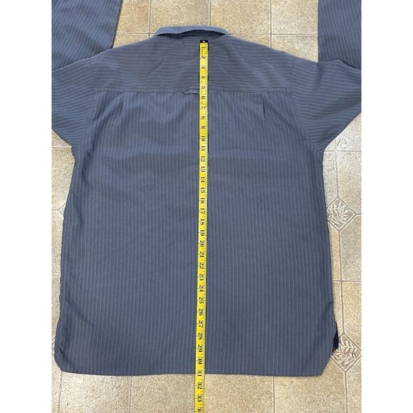 The North Face ATH6 Button Front Quick Dry Long Sleeve Gray Shirt Men’s Large - Picture 6 of 15